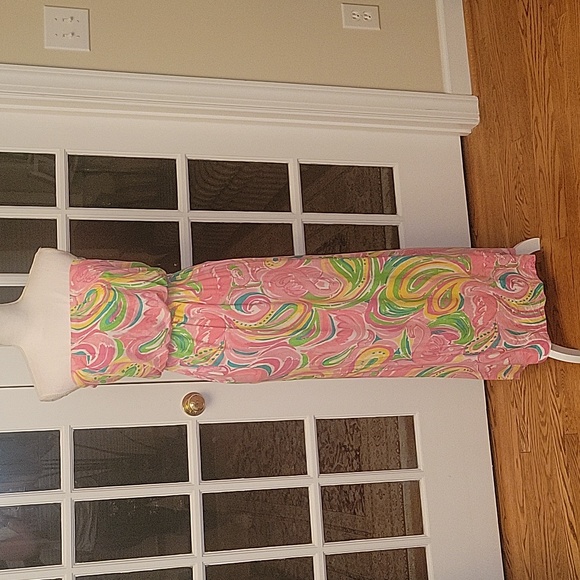 Lilly Pulitzer Dresses & Skirts - Bright LILLY PULITZER summer strapless maxi dress XS